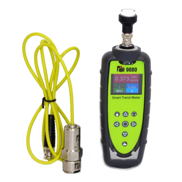 TPI - 9080 Smart Vibration Meter Trend Analyzes, Interprets and Trends Readings.