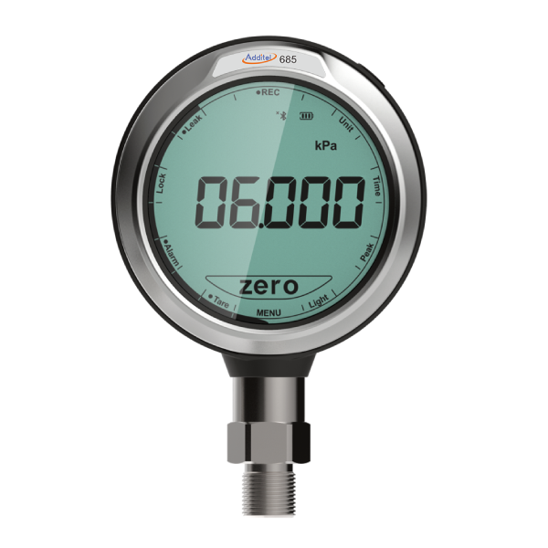 ADDITEL - ADT685 Digital Pressure Test Gauge, Ranges up to 60,000 psi (4,200 bar)