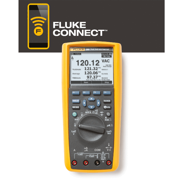 FLUKE - 289/FVF True-RMS Multimeter (Data Logging With FlukeView Forms Combo Kit)
