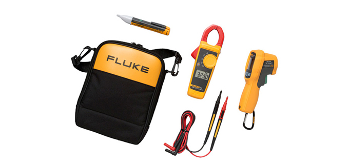 SMI Instrumenst Product FLUKE - 62MAX+/323/1AC IR Thermometer/Clamp Meter Kit