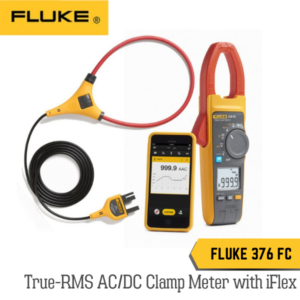 Clamp-meter-FLUKE-376-FC แคลมป์มิเตอร์-Fluke-376-FC เครื่องวัดมัลติมิเตอร์-Fluke-376-FC-กำลังวัดแรงดันไฟฟ้า