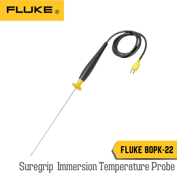 FLUKE 80PK-22 Suregrip Immersion Temperature Probe - SMI
