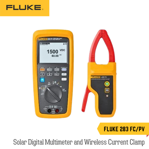 Fluke 283 FC/PV Solar Digital Multimeter and Wireless Current Clamp